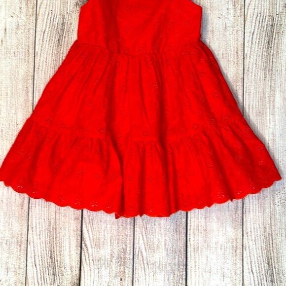 Infant Eyelet Tiered Tank Dress - Picture 4 of 6